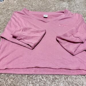 PINK Victoria's Secret Light Pink Knit Top